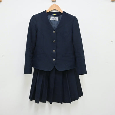 【中古】静岡県 磐田北高等学校 女子制服 2点（ブレザー・スカート）sf010189