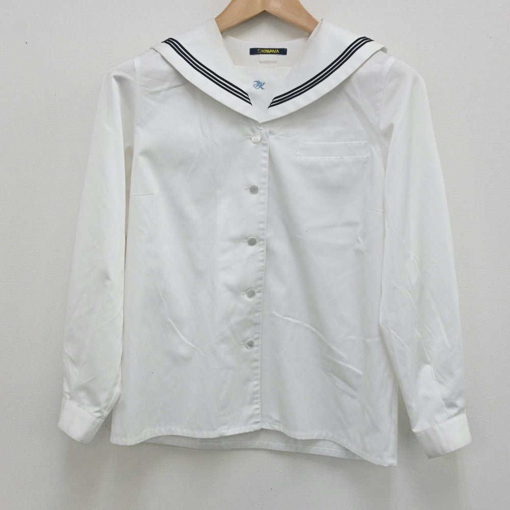【中古】静岡県 磐田北高等学校 女子制服 2点（セーラー服）sf010199