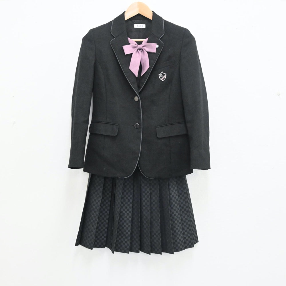 【中古】東京都 共立女子第二高等学校 女子制服 4点（ブレザー・スカート）sf010211