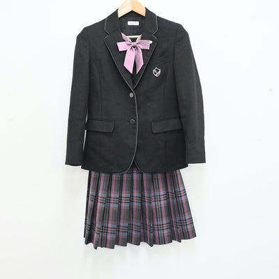 【中古】東京都 共立女子第二高等学校 女子制服 4点（ブレザー・スカート）sf010211