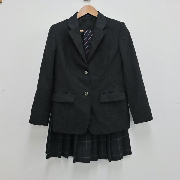 中古制服】東京都 総合芸術高等学校 女子制服 3点（ブレザー