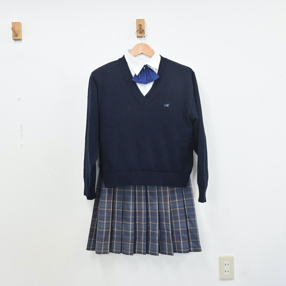 中古制服】群馬県 前橋高等学校 女子制服 5点（ブレザー・シャツ・ニット・スカート）sf010229【リサイクル学生服】 | 中古制服通販パレイド