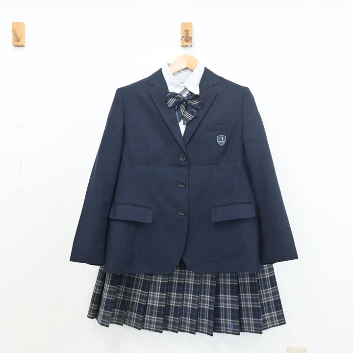 中古制服】大阪府 大阪夕陽丘学園高等学校 女子制服 6点（ブレザー・シャツ・ニット・スカート）sf010240【リサイクル学生服】 | 中古制服 通販パレイド