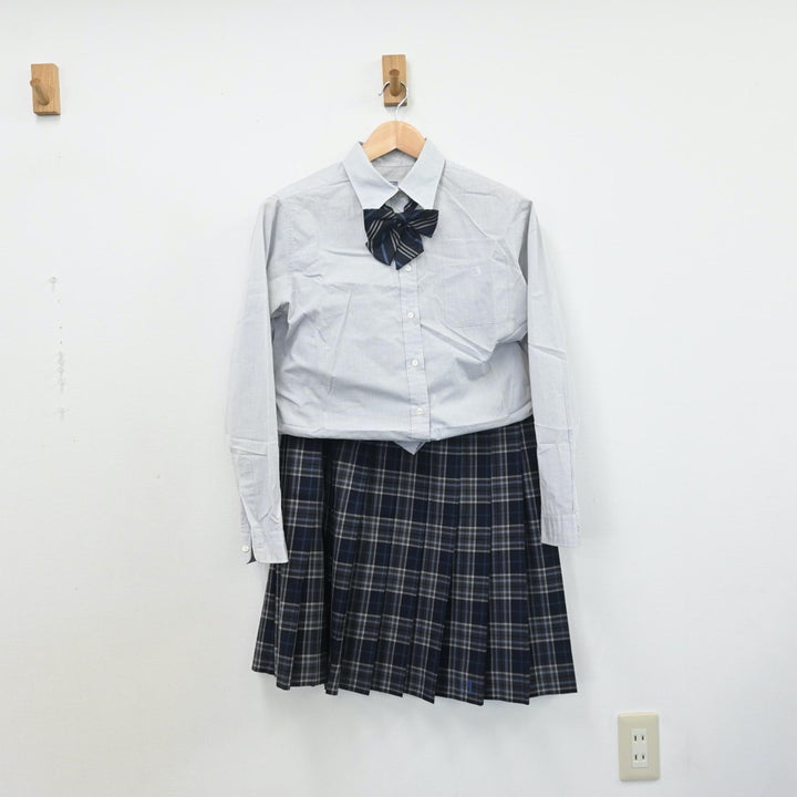 中古制服】大阪府 大阪夕陽丘学園高等学校 女子制服 6点（ブレザー
