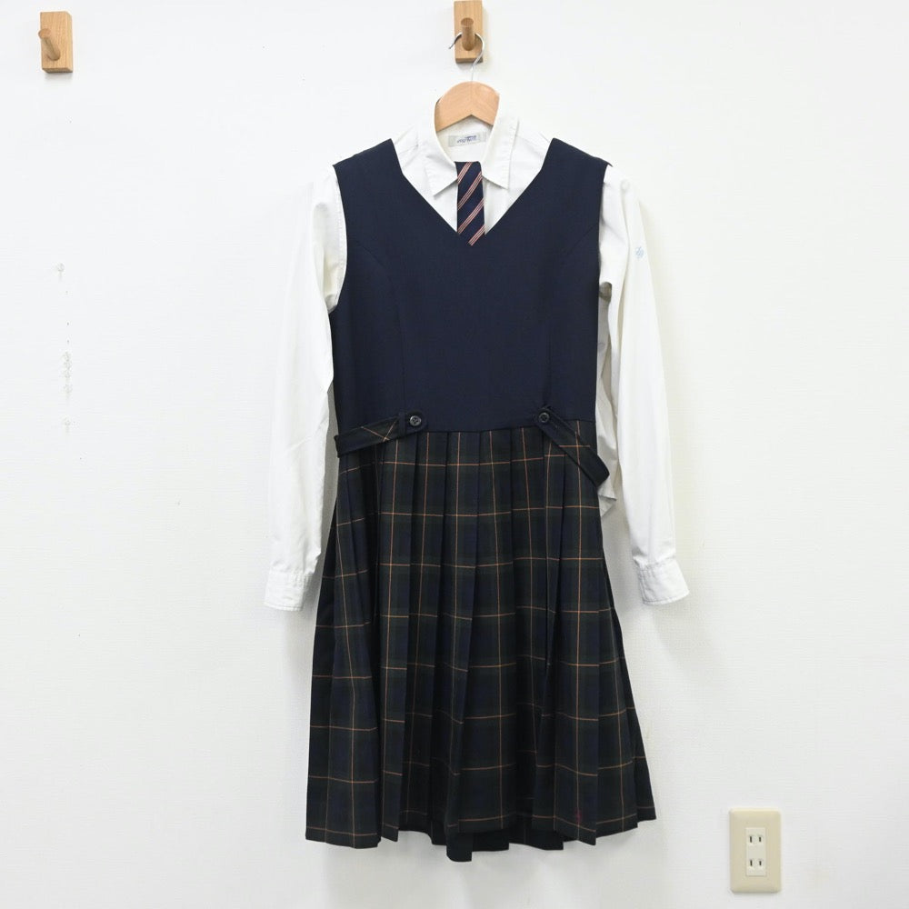 中古制服】佐賀県 佐賀学園高等学校 女子制服 5点（ブレザー・ニット・シャツ・ジャンパースカート）sf010308【リサイクル学生服】 | 中古制服 通販パレイド