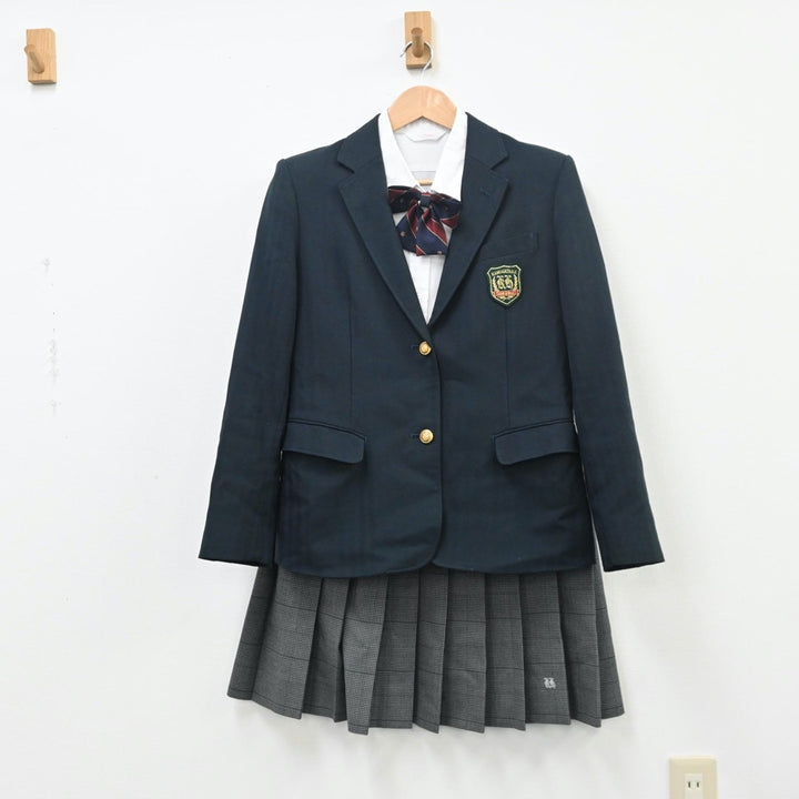 【中古制服】岡山県 鴨方高等学校 女子制服 5点（ブレザー・シャツ・スカート）sf010327【リサイクル学生服】 | 中古制服通販パレイド