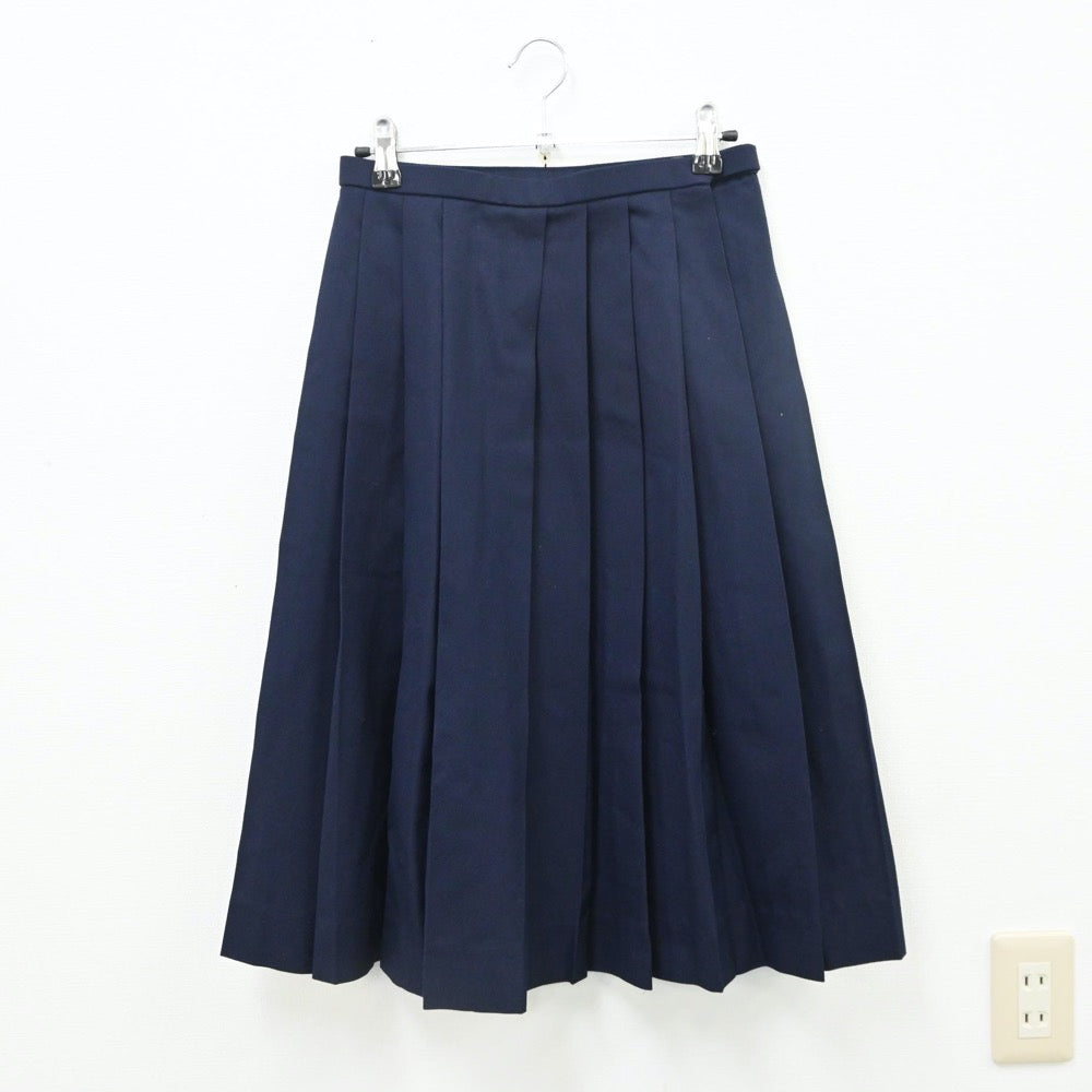 【中古】福島県 北信中学校 女子制服 2点（セーラー服・スカート）sf010362