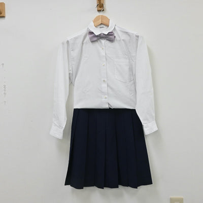 【中古】福島県 成蹊高等学校 女子制服 4点（ブレザー・シャツ・スカート）sf010364