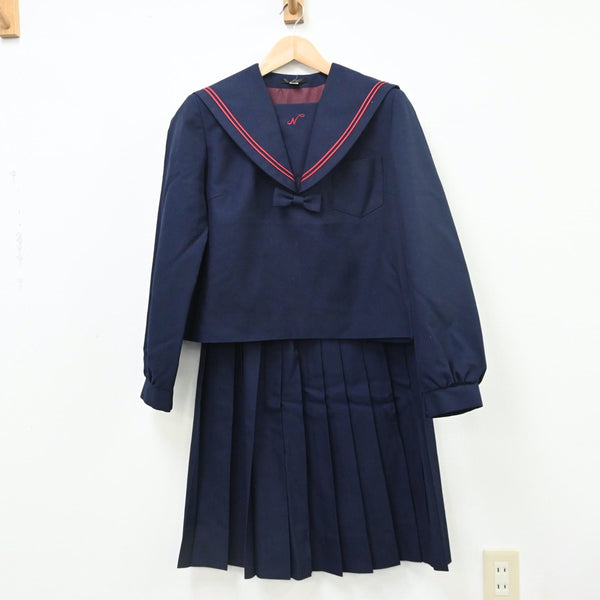 中古制服】長崎県 長与中学校 女子制服 2点（セーラー服・スカート）sf010368【リサイクル学生服】 | 中古制服通販パレイド