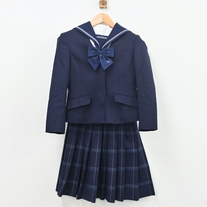 【中古】東京都 中野区立中野東中学校 女子制服 4点（ブレザー・セーラー服・スカート）sf010463