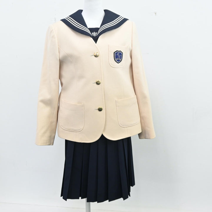 【中古制服】東京都 目白研心高等学校 女子制服 5点（ブレザー・セーラー服・セーラー服・スカート）sf010491【リサイクル学生服】 |  中古制服通販パレイド