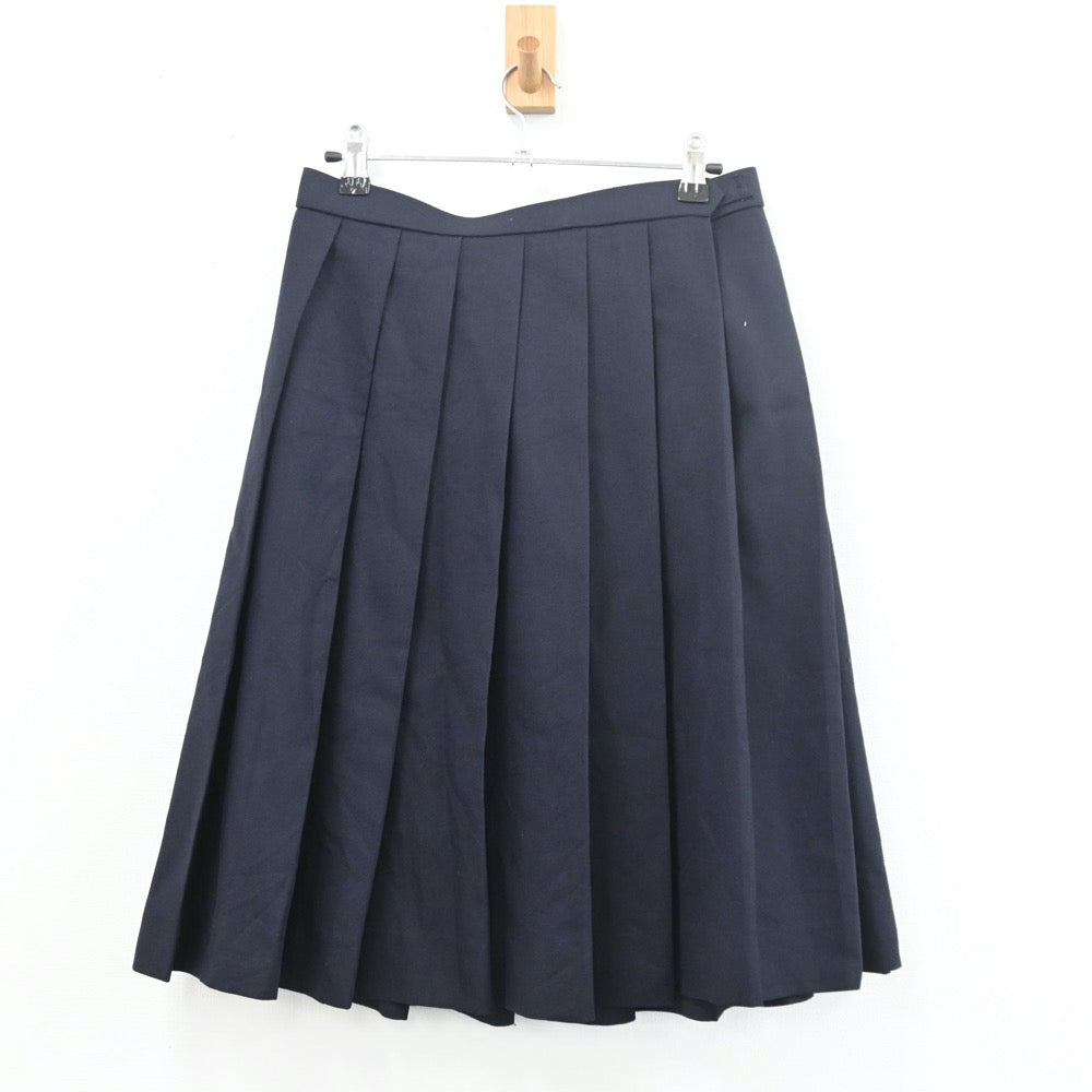 【中古】宮城県 宮城県立仙台ニ華高等学校 女子制服 5点（ブレザー・シャツ・シャツ・ニット・スカート）sf010497