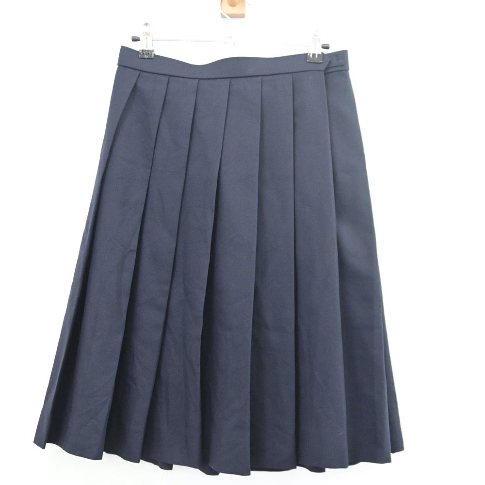 【中古】宮城県 宮城県立仙台ニ華高等学校 女子制服 5点（ブレザー・シャツ・シャツ・ニット・スカート）sf010498