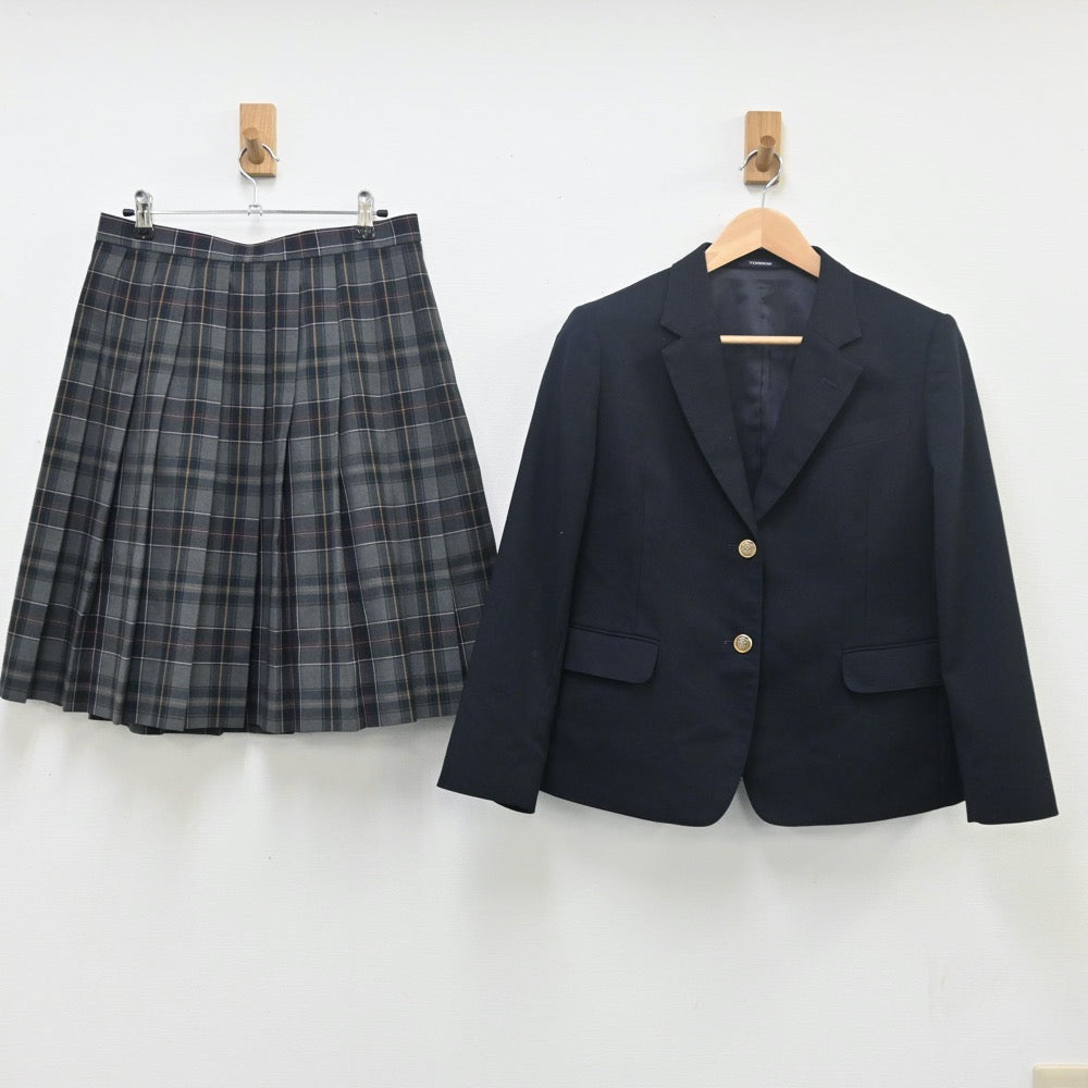 中古制服】東京都 東京都立王子特別支援学校 女子制服 4点
