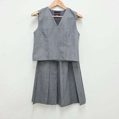 【中古】東京都 葛飾区立本田中学校 女子制服 6点（ブレザー・シャツ・ベスト・スカート）sf010524