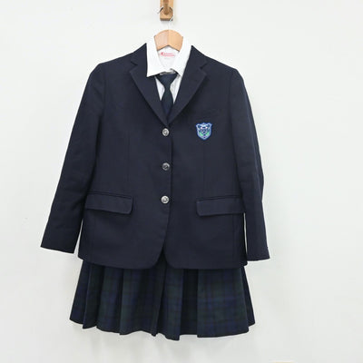 【中古】東京都 トキワ松学園中学校高等学校 女子制服 5点（ブレザー・シャツ・ニット・スカート）sf010535