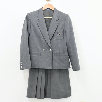 【中古】大阪府 四天王寺高等学校 女子制服 3点（ブレザー・スカート）sf010549