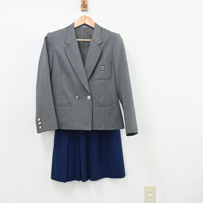 【中古】大阪府 四天王寺高等学校 女子制服 3点（ブレザー・スカート）sf010549