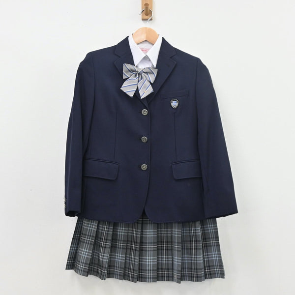 【中古制服】北海道 石狩南高等学校 女子制服 5点（ブレザー 