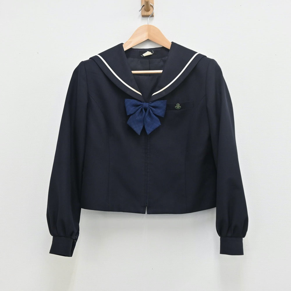 中古制服】愛知県 維信高等学校 女子制服 4点（セーラー服