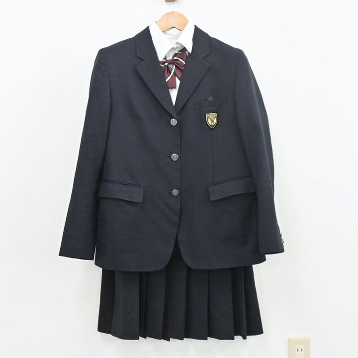 【中古】埼玉県 栄東高等学校 女子制服 5点（ブレザー・シャツ・ベスト・スカート）sf010605