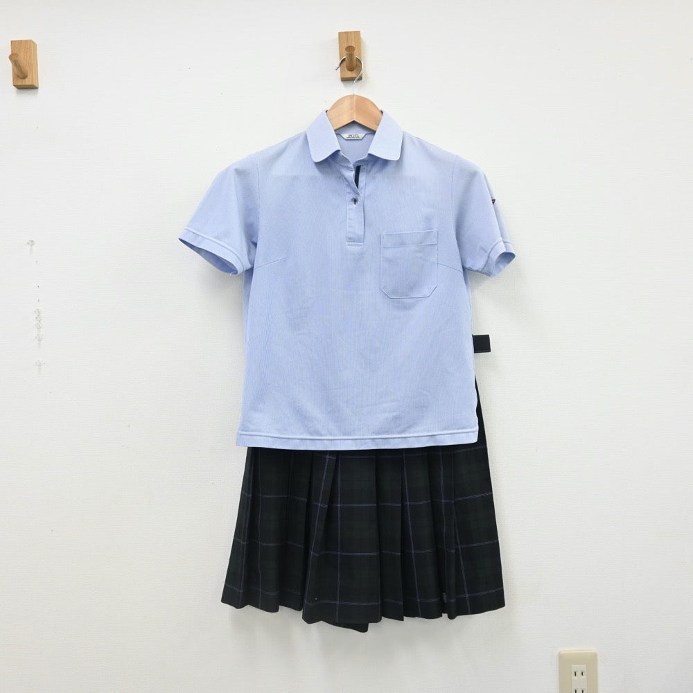 【中古】愛知県 杜若高等学校 女子制服 6点（シャツ・シャツ・スカート）sf010635