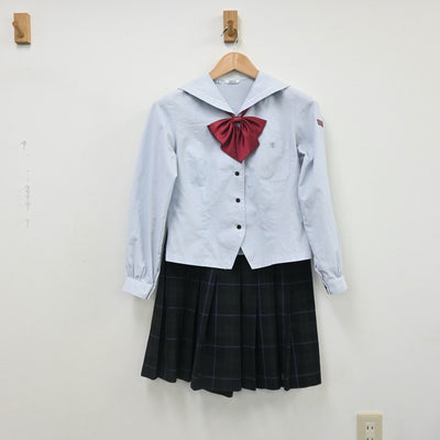 【中古】愛知県 杜若高等学校 女子制服 6点（シャツ・シャツ・スカート）sf010635