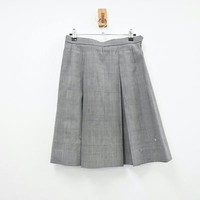 【中古】滋賀県 栗東高等学校 女子制服 2点（シャツ・スカート）sf010657