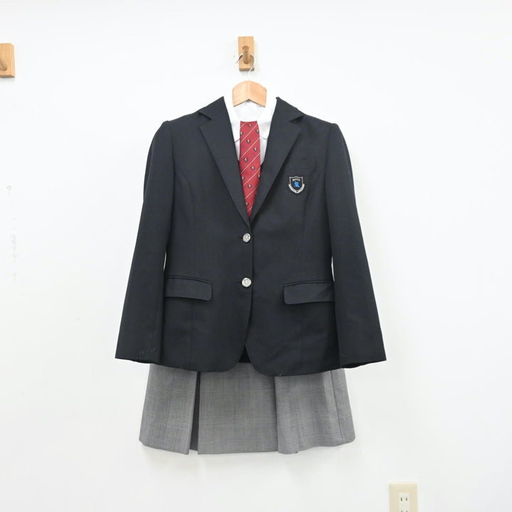 中古制服】滋賀県 栗東高等学校 女子制服 5点（ブレザー・シャツ・ニット・スカート）sf010658【リサイクル学生服】 | 中古制服通販パレイド