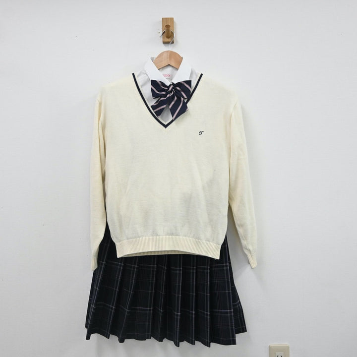 【中古制服】愛知県 大成中学高等学校 女子制服 6点（ブレザー・シャツ・ニット・スカート）sf010659【リサイクル学生服】 | 中古制服通販パレイド