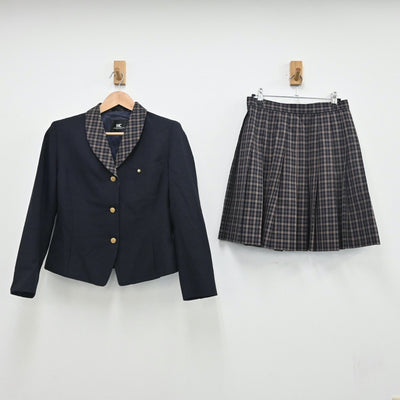 【中古】大阪府 生野高等学校 女子制服 2点（ブレザー・スカート）sf010666