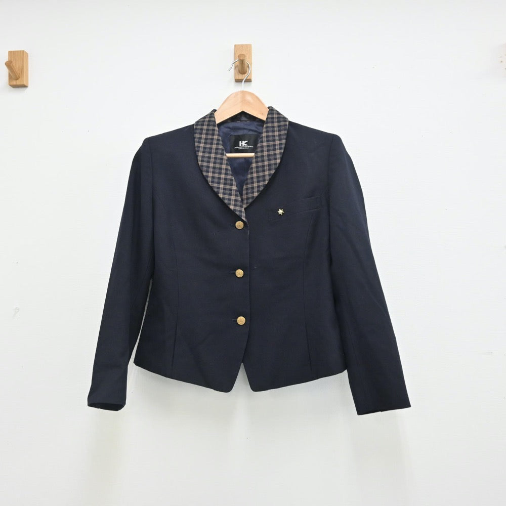 【中古】大阪府 生野高等学校 女子制服 2点（ブレザー・スカート）sf010666