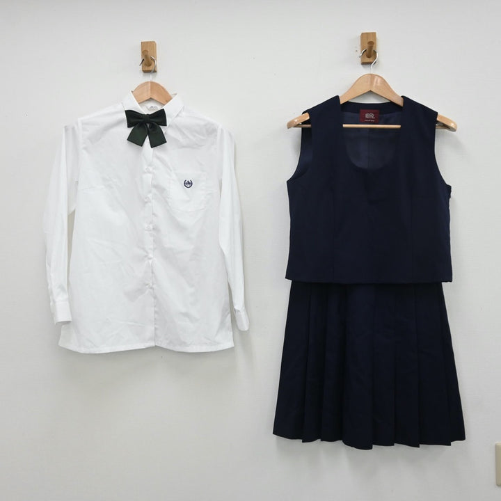 【中古制服】群馬県 渋川女子高等学校 女子制服 5点（ブレザー・シャツ・ベスト・スカート）sf010668【リサイクル学生服】 | 中古制服通販パレイド