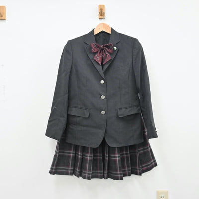 【中古】埼玉県 八潮高等学校 女子制服 4点（ブレザー・スカート）sf010677