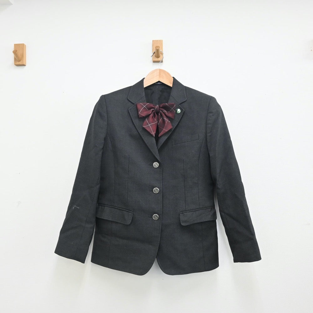 【中古】埼玉県 八潮高等学校 女子制服 4点（ブレザー・スカート）sf010677