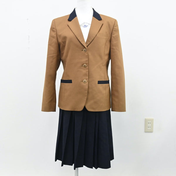 【中古】岡山県 岡山県立興陽高等学校 女子制服 6点（ブレザー・シャツ・ニット・ベスト・スカート）sf010707