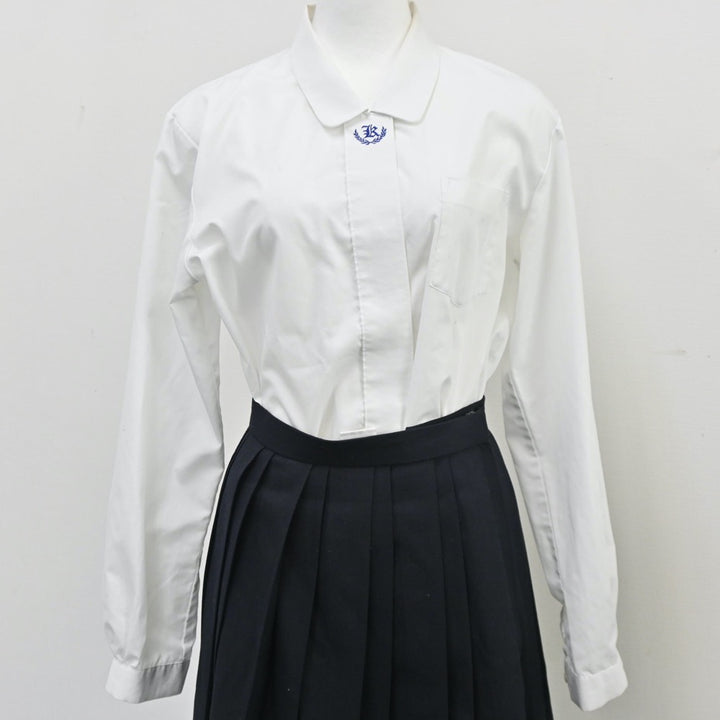 【中古】岡山県 岡山県立興陽高等学校 女子制服 6点（ブレザー・シャツ・ニット・ベスト・スカート）sf010707