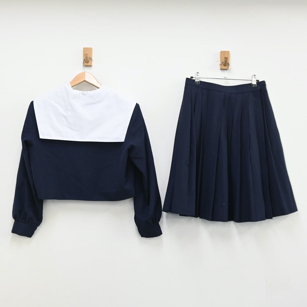 【中古】愛知県 愛知県立瑞陵高等学校 女子制服 4点（セーラー服・スカート）sf010711