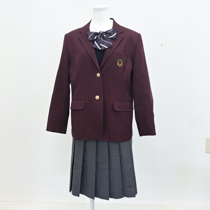 【中古制服】茨城県 常総学院高等学校 女子制服 4点（ブレザー・ニット・シャツ・スカート）sf010727【リサイクル学生服】 | 中古制服通販パレイド