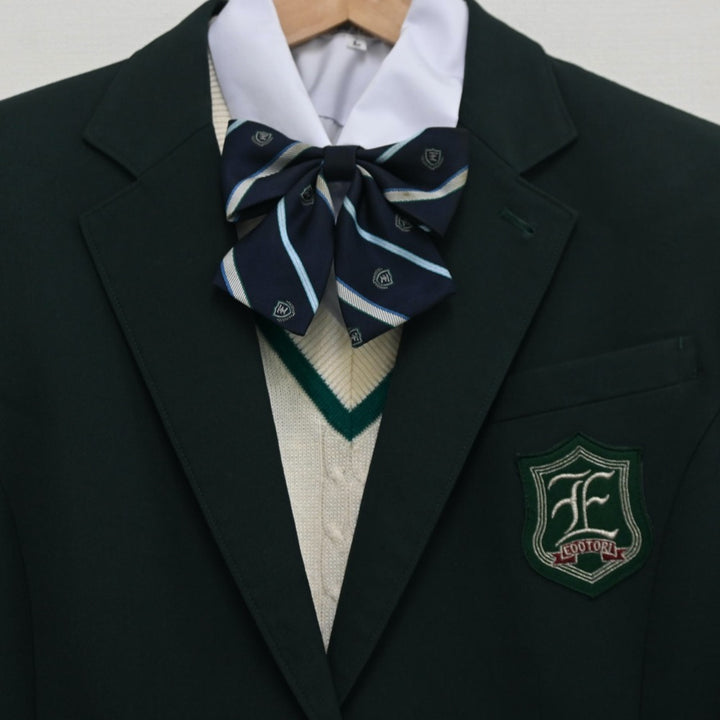 【中古制服】茨城県 江戸川学園取手高等学校 女子制服 5点（ブレザー・シャツ・ニット・スカート）sf010791【リサイクル学生服】 | 中古制服 通販パレイド