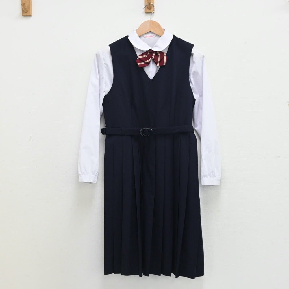 中古制服】東京都 大田区立貝塚中学校 女子制服 4点（ブレザー・シャツ・ジャンパースカート）sf010806【リサイクル学生服】 | 中古制服 通販パレイド