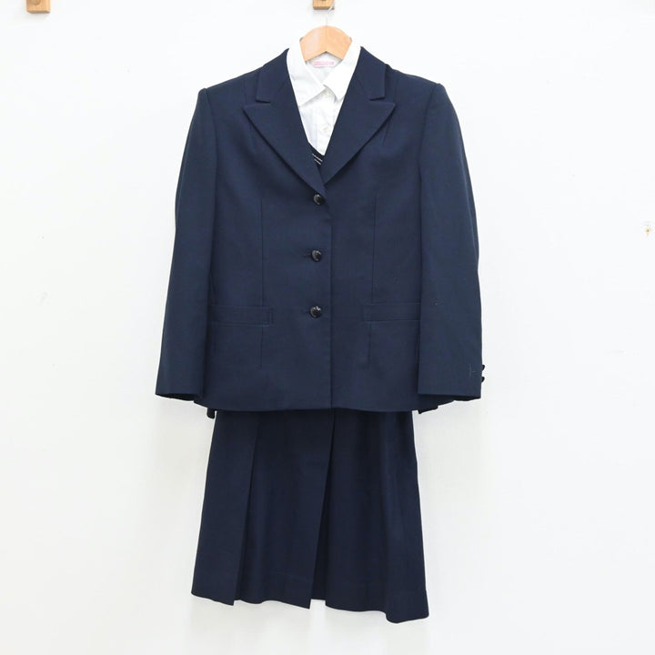 中古制服】石川県 石川県立金沢二水高等学校 女子制服 4点（ブレザー・ニット・シャツ・スカート）sf010808【リサイクル学生服】 | 中古制服 通販パレイド