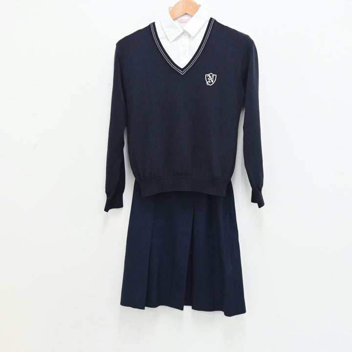 中古制服】石川県 石川県立金沢二水高等学校 女子制服 4点（ブレザー・ニット・シャツ・スカート）sf010808【リサイクル学生服】 | 中古制服 通販パレイド