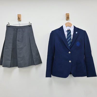 【中古】神奈川県 湘南工科大附属高等学校 女子制服 5点（ブレザー・シャツ・スカート）sf010826