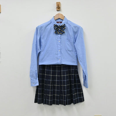 【中古】愛媛県 聖カタリナ学園高等学校 女子制服 5点（ブレザー・シャツ・スカート）sf010836