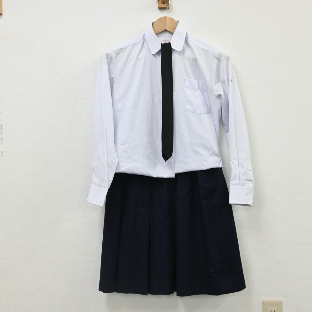 【中古】静岡県 静岡県立浜松工業高等学校 女子制服 5点（ブレザー・シャツ・ニット・スカート）sf010866