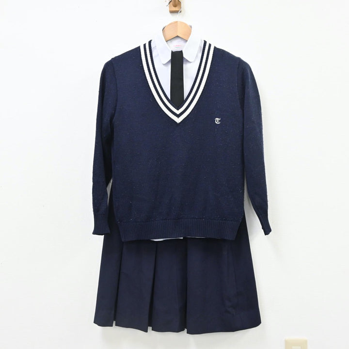 静岡県 静岡県立浜松城北工業高等学校 女子制服 2点 sf003447