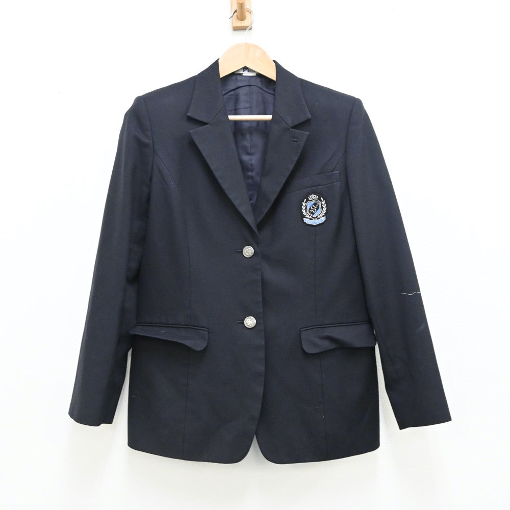 【中古】京都府 京都産業大学附属高等学校 女子制服 4点（ブレザー・シャツ・スカート）sf010872