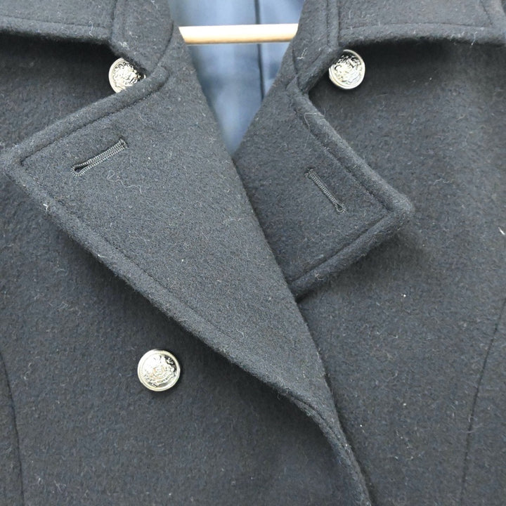 学校指定コート　黒のダブルブレストコート LL　京都産業大学附属高校 制服 | 京都産業大学附属中学校・高等学校