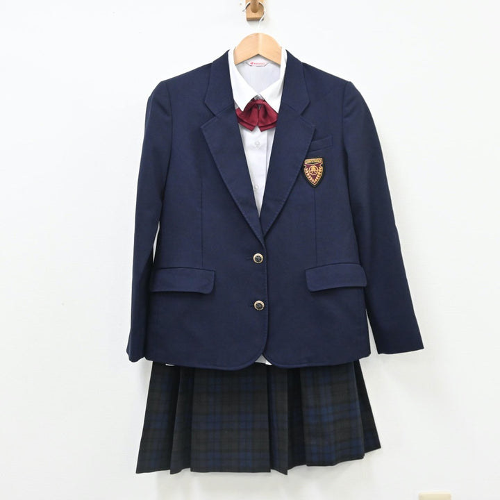 【中古制服】愛媛県 済美高等学校 女子制服 7点（ブレザー・シャツ・ニット・ベスト・スカート）sf010910【リサイクル学生服】 | 中古制服 通販パレイド